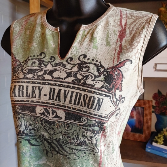 Harley-Davidson V-Neck Tank - Picture 2 of 4